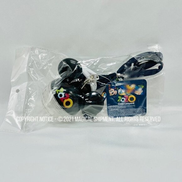 Disney Parks - 2020 Light Up Glow Lanyard - Mickey & Friends - Picture 1 of 5